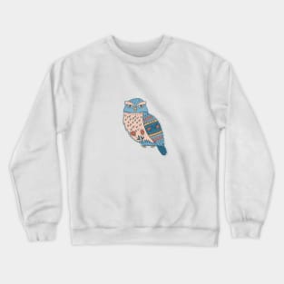 Folk Art Owl Crewneck Sweatshirt